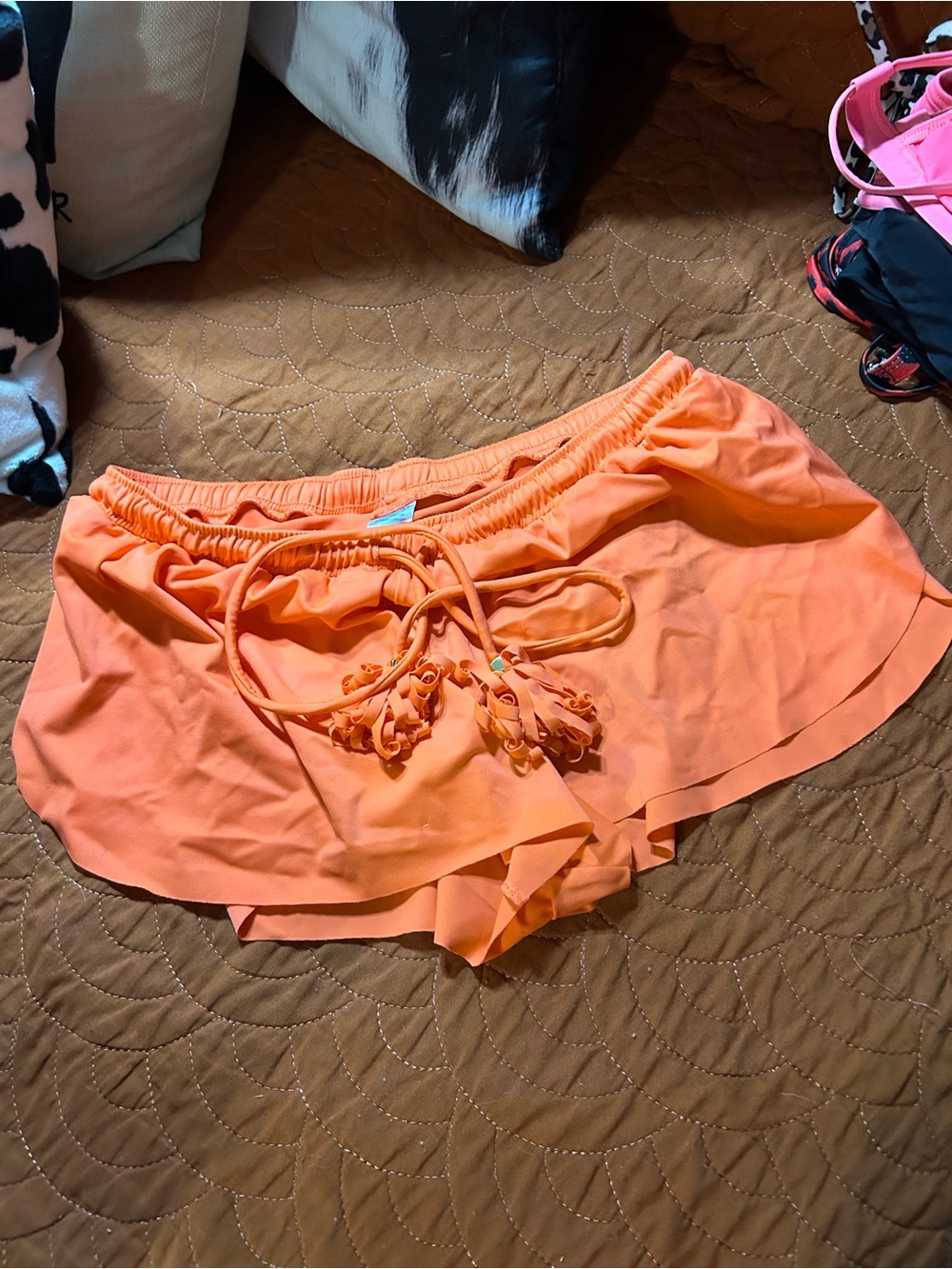 Orange Swim Shorts